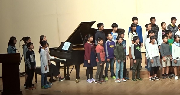 6年生合唱のようす 6年生合唱のようす