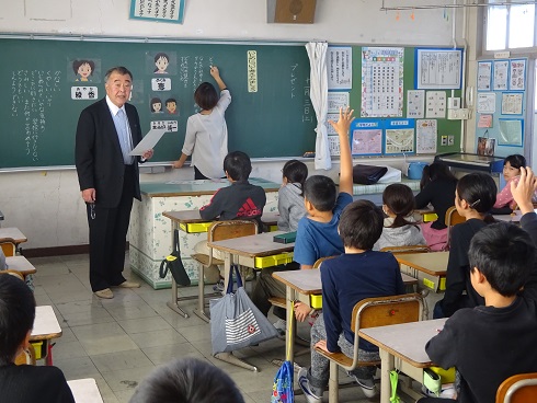 人権教室のようす 人権教室のようす