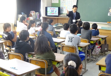 人権教室のようす 人権教室のようす
