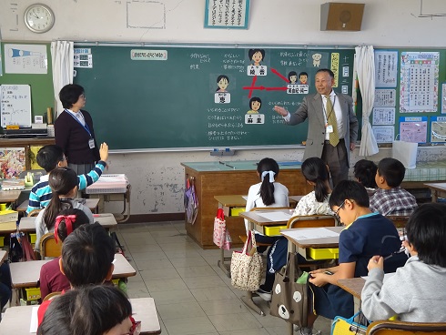 人権教室のようす 人権教室のようす