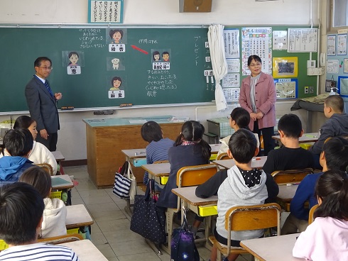 人権教室のようす 人権教室のようす