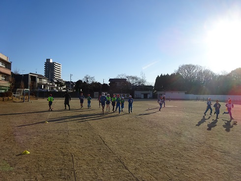 タグラグビー部練習 タグラグビー部練習