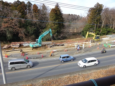 旧歩道橋さん解体作業 旧歩道橋さん解体作業
