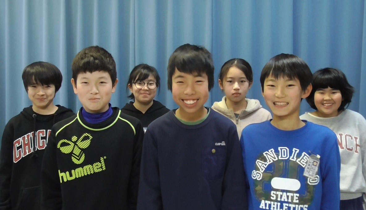 集会委員高学年の担当者さん