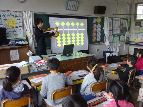 珠の動かし方を学び中 珠の動かし方を学び中