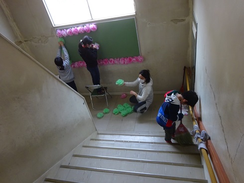 階段清掃・装飾 階段清掃・装飾