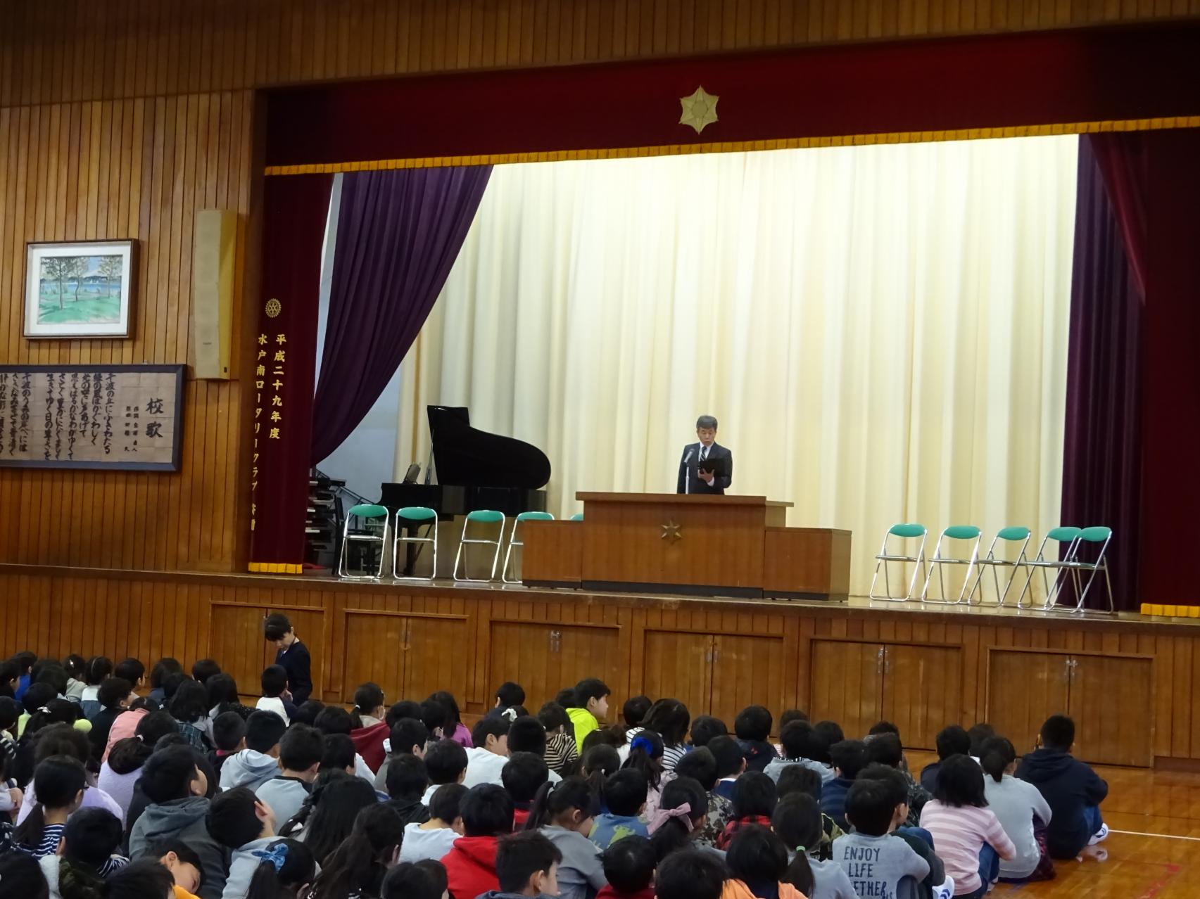 校長先生のお話 校長先生のお話