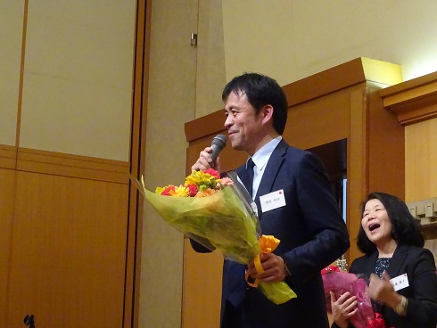 PTA歓送迎会久しぶり!栗原先生!お元気そう PTA歓送迎会久しぶり!栗原先生!お元気そう