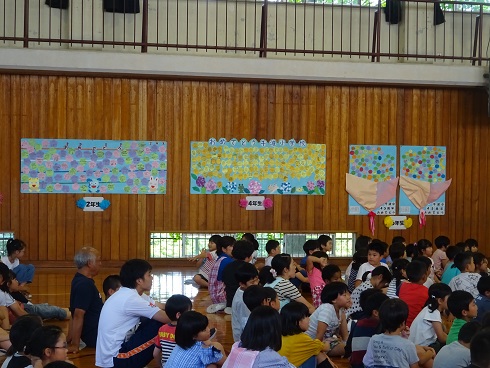 学年からのプレゼント(掲示物) 学年からのプレゼント(掲示物)