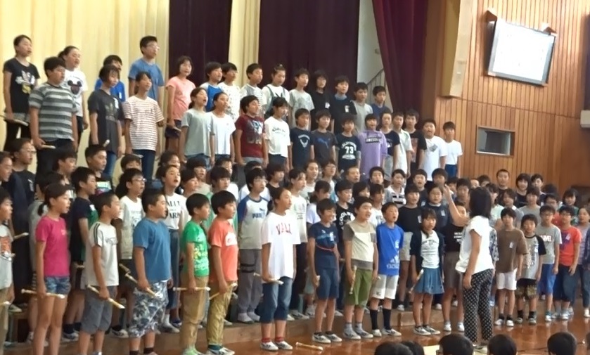 6年生合唱「明日という大空」 6年生合唱「明日という大空」