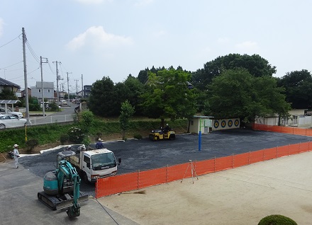 仮設駐車場設置工事 仮設駐車場設置工事