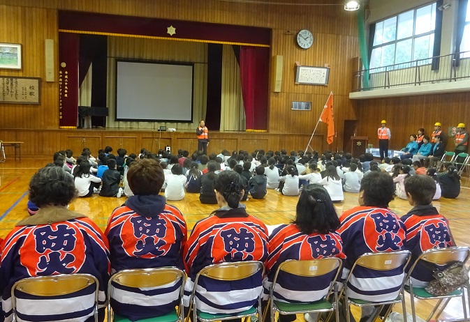 千波地区防災対策委員長さんのお話 千波地区防災対策委員長さんのお話