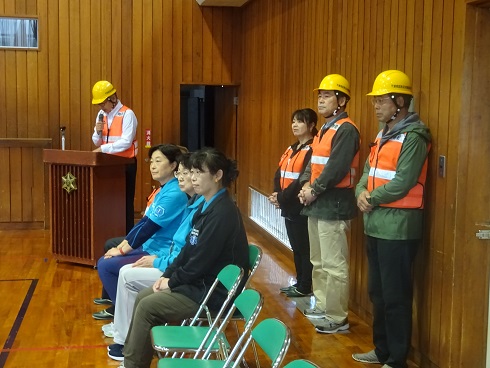 千波地区防災対策委員第1支部の皆さんと救命普及協会の皆様 千波地区防災対策委員第1支部の皆さんと救命普及協会の皆様