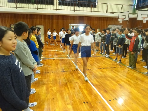 6年生選手団入場 6年生選手団入場
