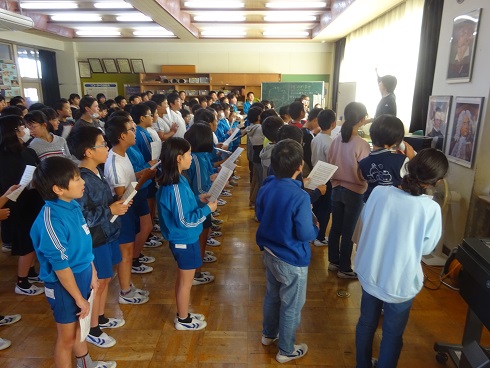5年生合唱練習 5年生合唱練習