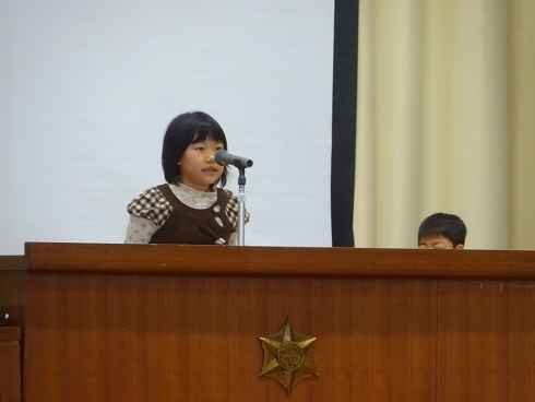 2学期の反省と3学期への抱負2年生 2学期の反省と3学期への抱負2年生