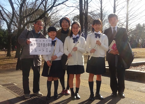 演奏後の記念写真 演奏後の記念写真
