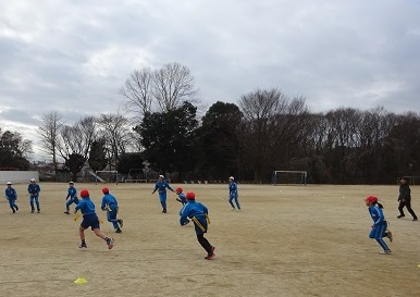お別れ試合の様子