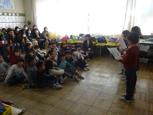 1年生学習発表会
