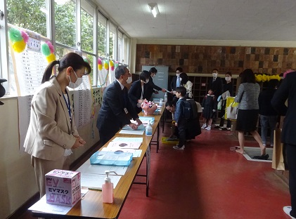 受付の様子 受付の様子