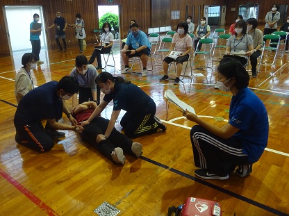 シミュレーション研修の様子 シミュレーション研修の様子