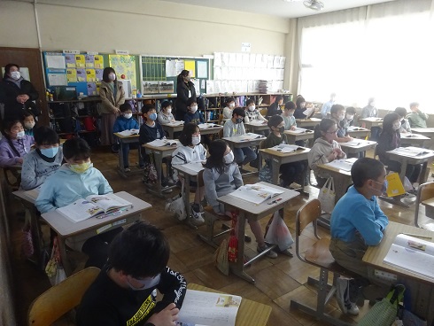 授業参観の様子