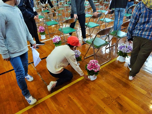 花を置きます 花を置きます