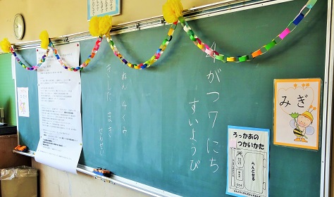 新しい黒板