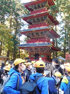 日光東照宮で