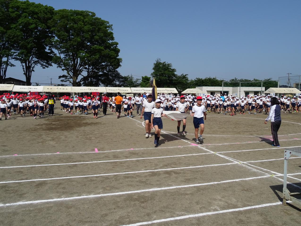 運動会予行 (3)