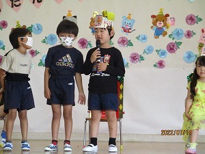 7月誕生会 7月誕生会