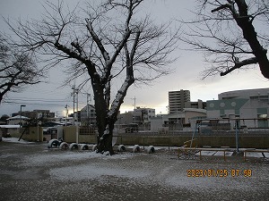 雪遊び