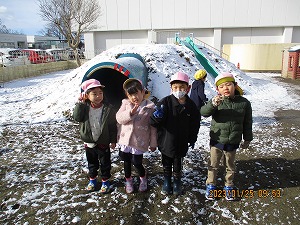 雪遊び 雪遊び