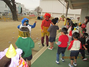 豆まき 
