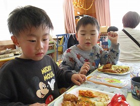 からあげとピザ