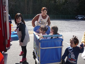 消防車見学2 消防車見学2