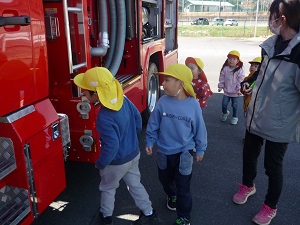 消防車見学3 消防車見学3