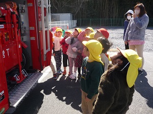 消防車見学5 消防車見学5