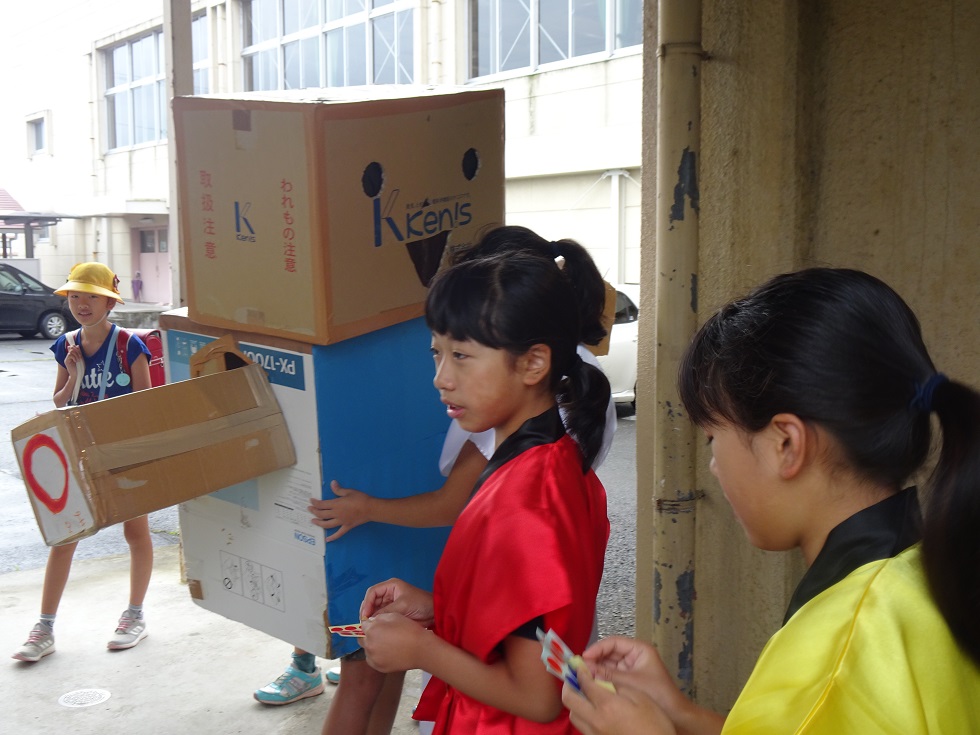 010717 あいさつ運動ダンボー君