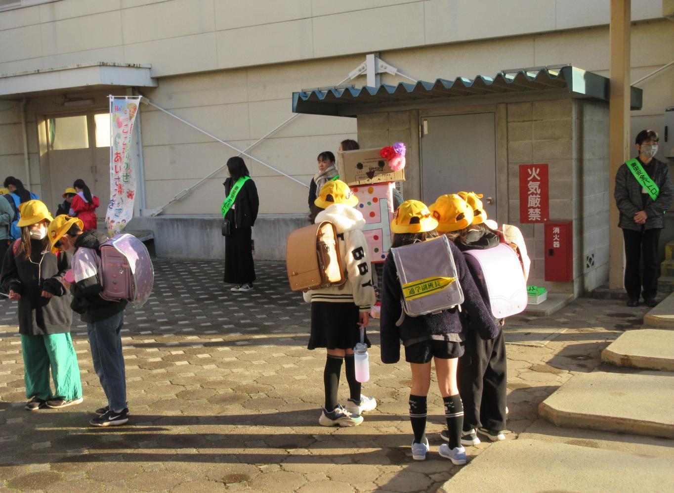 あいさつ運動1 あいさつ運動1