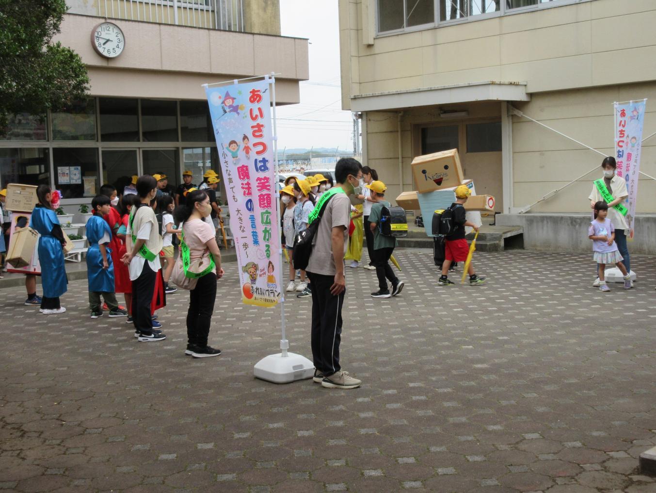 あいさつ運動1 あいさつ運動1
