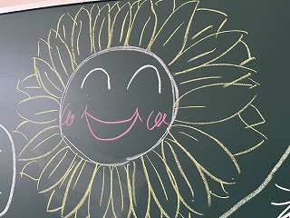 黒板メッセージの絵の一部 黒板メッセージの絵の一部