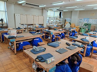 木工室での安全行動