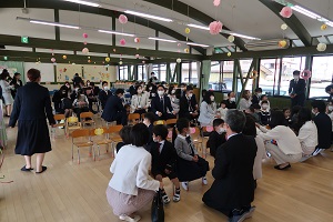 入園式前 入園式前