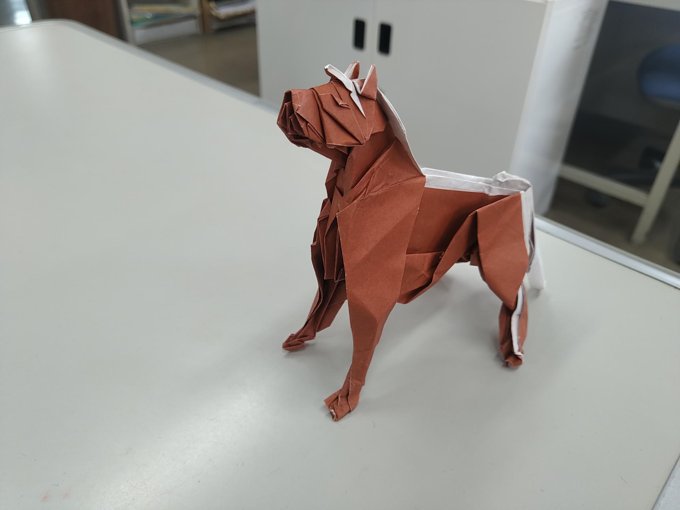 折り紙の犬 (1)