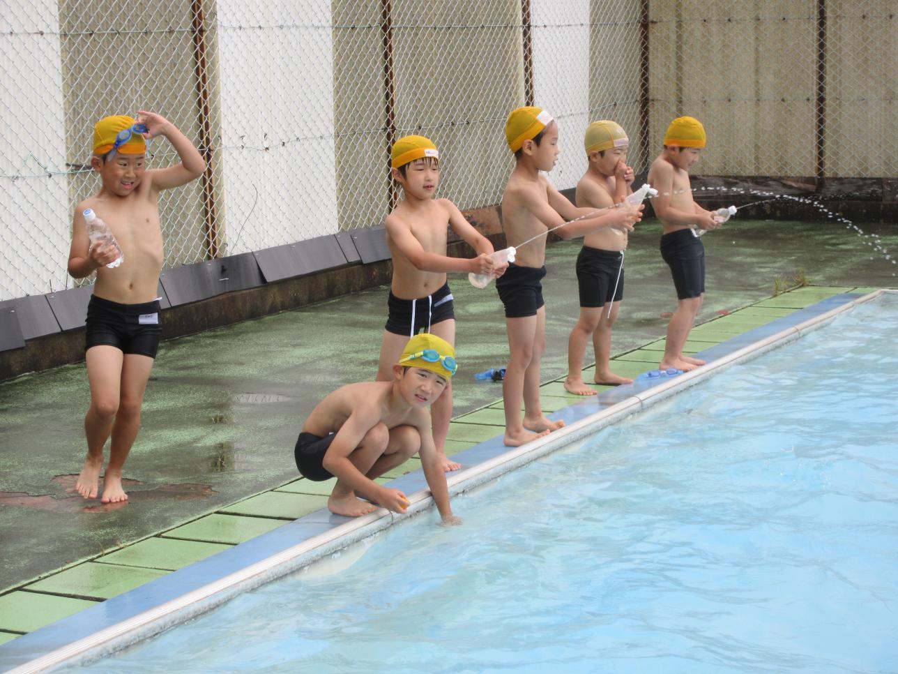 1年生の水泳学習1