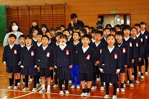 大きな声で