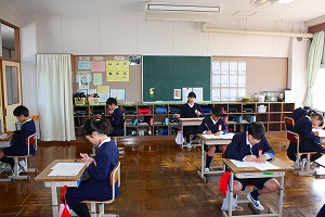 テスト開始前 テスト開始前