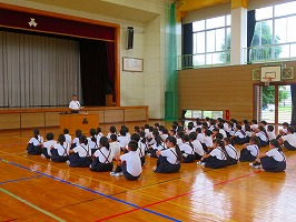 校長先生の話 校長先生の話