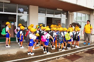 出発式です 出発式です